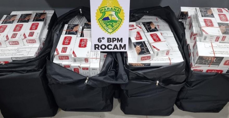 Rocam apreende 300 caixas de cigarros contrabandeados durante operação Hórus