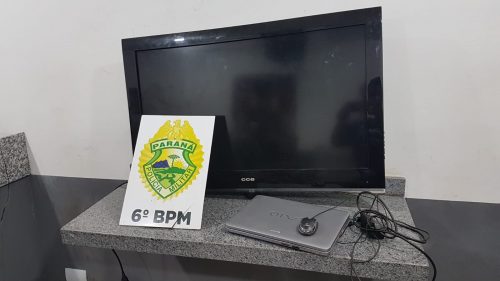 PM tenta localizar dono de aparelhos eletrônicos encontrados em Santana furtado Imagem referente a PM tenta localizar dono de aparelhos eletrônicos encontrados em Santana furtado