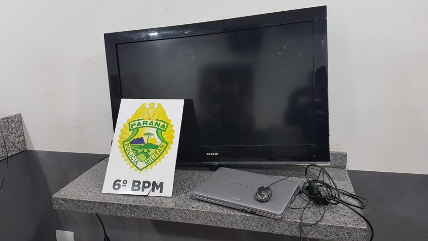PM tenta localizar dono de aparelhos eletrônicos encontrados em Santana furtado