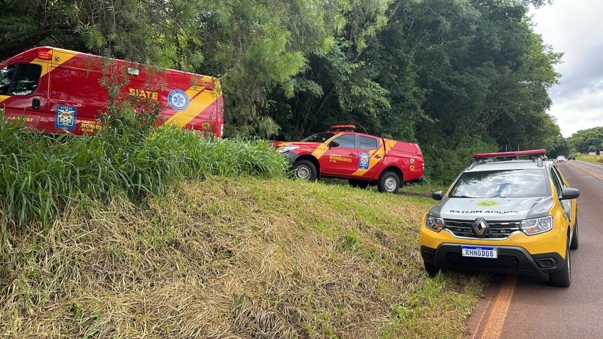 Homem resiste à prisão e é baleado enquanto tentava fugir na PR 180