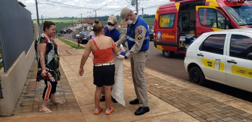 Com luxação no ombro, mulher é socorrida no Conjunto Riviera