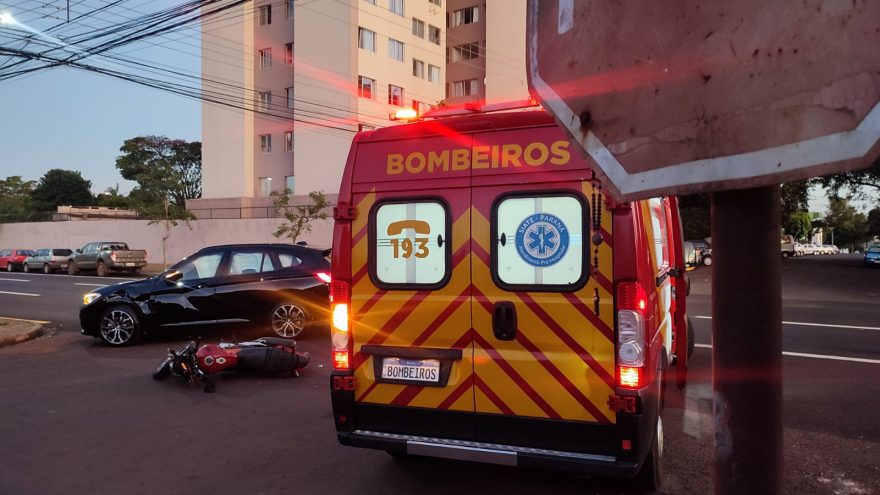 Motociclista sofre amputação de dedo da mão em acidente de trânsito no São Cristóvão