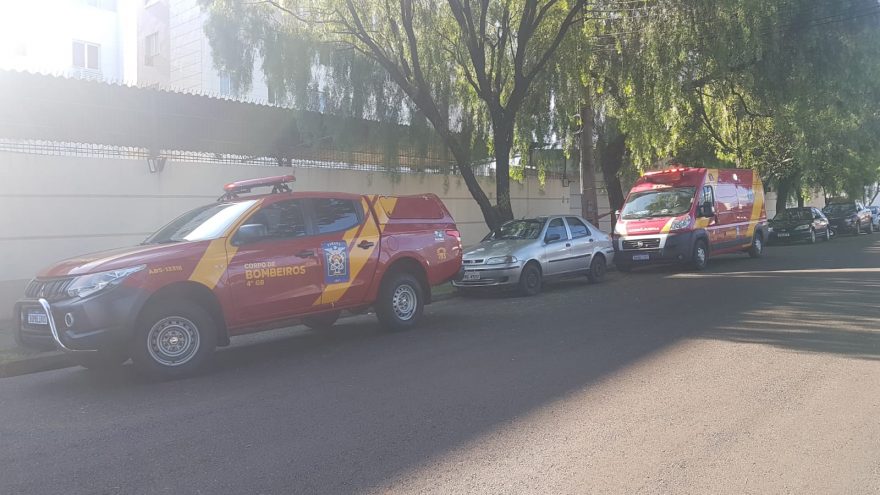 Com lesão na cabeça, idoso que sofreu queda no Centro é socorrido