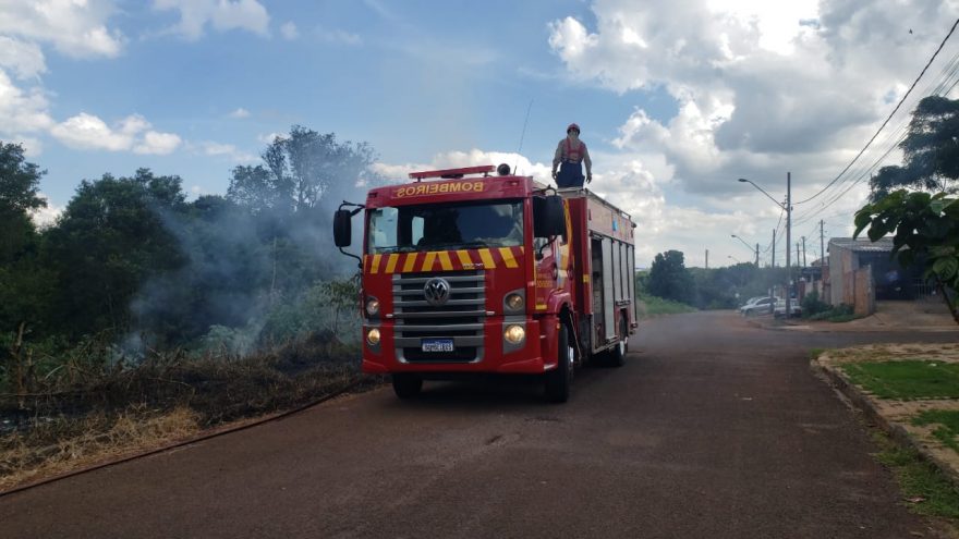 Incêndio no Santa Cruz mobiliza Corpo de Bombeiros