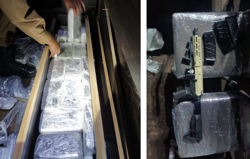 Rotam apreende cerca de 115 quilos de cocaína e um fuzil em São José das Palmeiras
