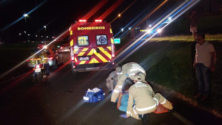 Motociclistas ficam feridas após colisão com carro às margens da BR-277