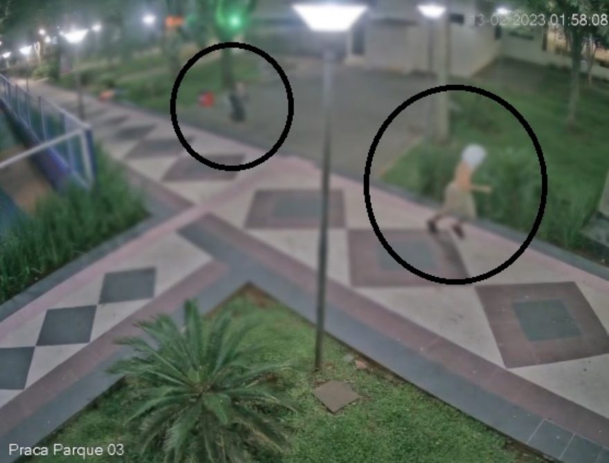 PM divulga imagens para localizar acusados de homicídio durante a madrugada