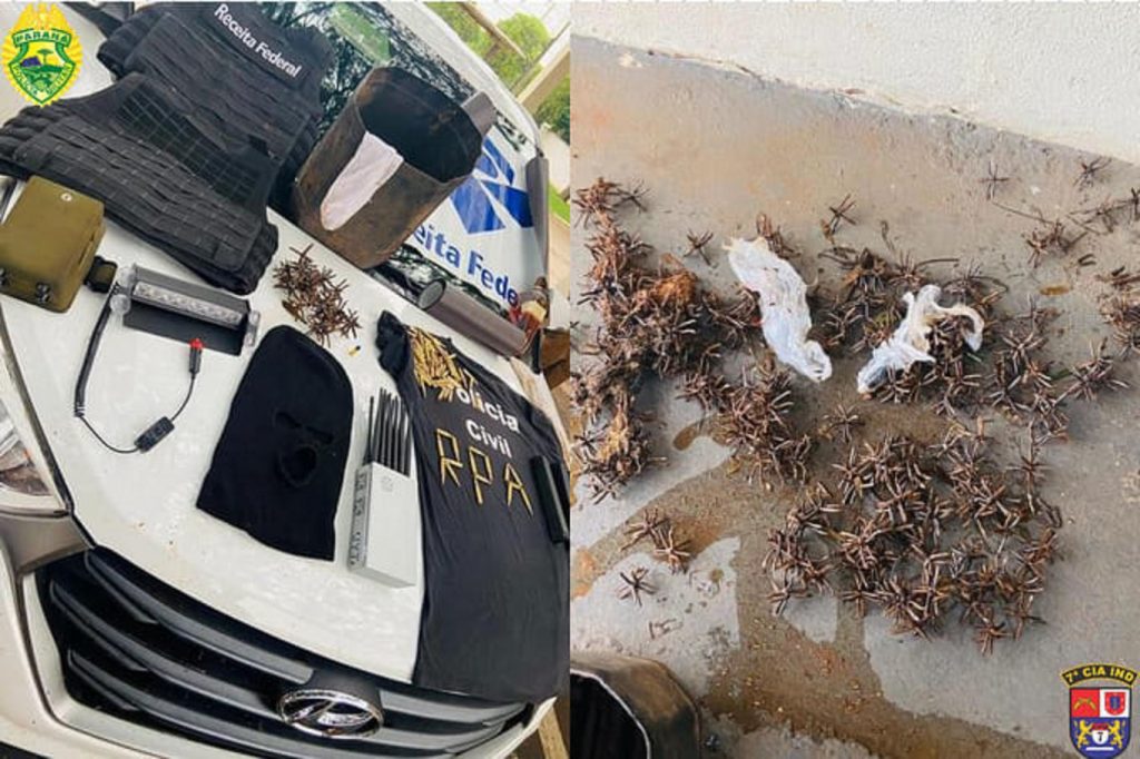 PM do Paraná apreende carro de possíveis “Piratas do Asfalto”