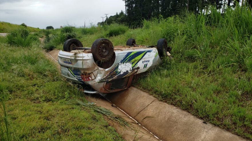 Capotamento é registrado na rodovia BR-163