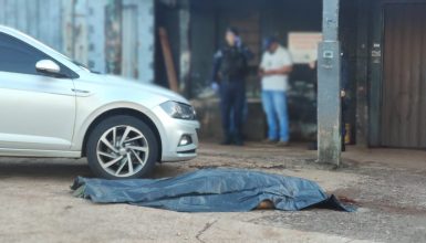 Imagem referente a Homem morre ao ser baleado com pelo menos três tiros no Esmeralda