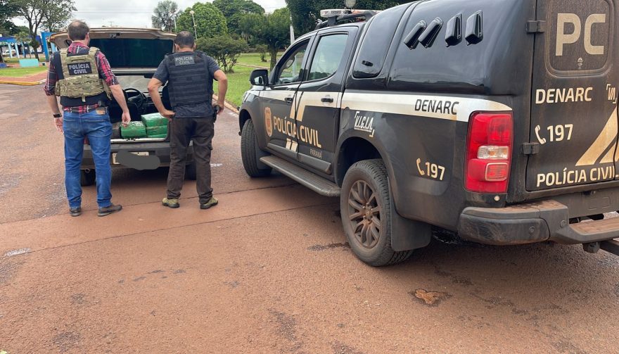 Uno é apreendido com quase 300 kg de maconha em Tupãssi