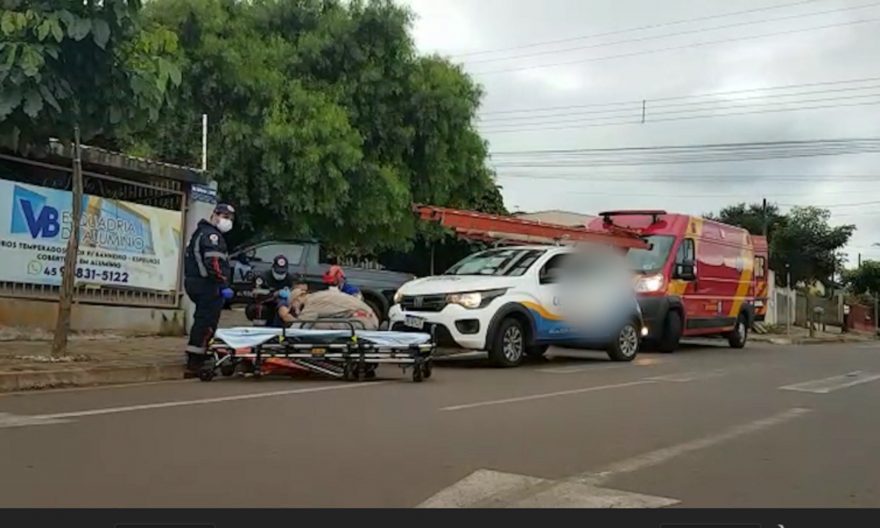 Motorista precisa de atendimento após acidente no Cascavel Velho