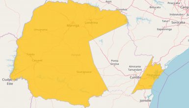 Imagem referente a Atenção: Defesa Civil emite novo alerta de temporal para várias regiões do Estado