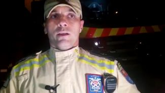 Bombeiros falam sobre resgate de duas mulheres em córrego