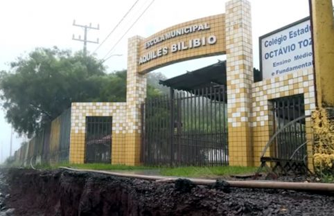 Com problemas no acesso a escola Aquiles Bilibio, familiares de estudantes pedem providências