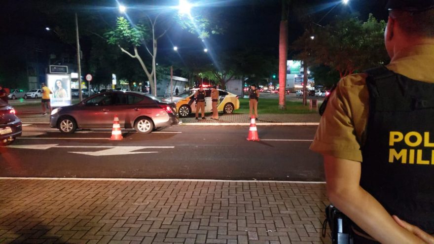 Sextou com Operação Satélite no Centro de Cascavel