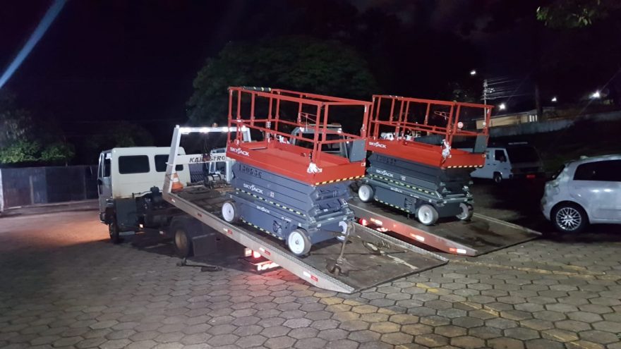 Máquinas produtos de golpe aplicado em MG são apreendidas pelo GDE em Cascavel