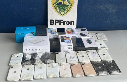 Celulares apreendidos em Toledo são encaminhados à Receita Federal de Cascavel