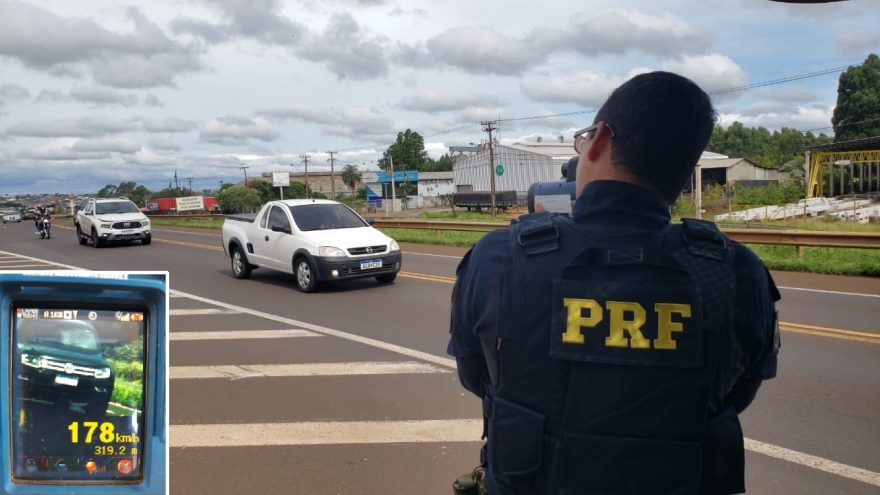 Diversas equipes da PRF realizam operação radar nas rodovias de Cascavel