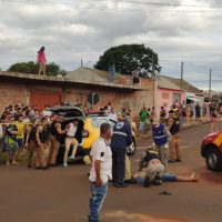 Imagem referente a Procurado pela Justiça é detido pela PM em local onde homem foi baleado e morto