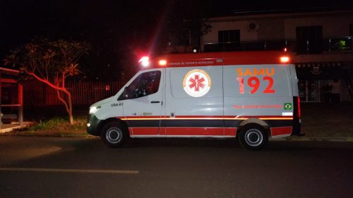 Idosa acamada sofre mal súbito e é socorrida pelo Samu no Parque São Paulo
