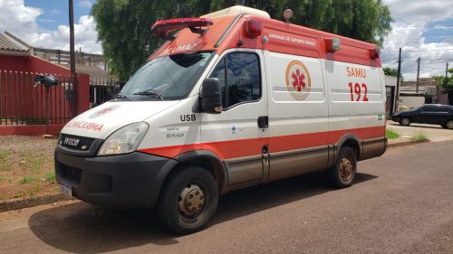 Idoso de 65 anos é socorrido pelo Samu no Bairro Santa Cruz