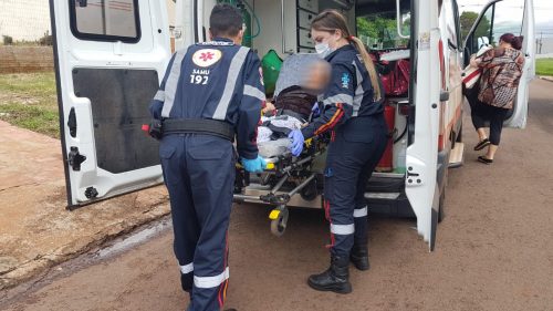 Idosa de 87 anos tem convulsões e é socorrida pelo Samu no Alto Alegre