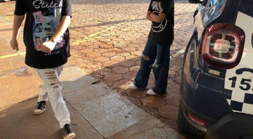 Adolescentes são conduzidas à Delegacia após praticarem furto