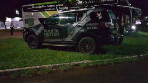 Choque realiza fiscalização de rotina na rodoviária de Cascavel