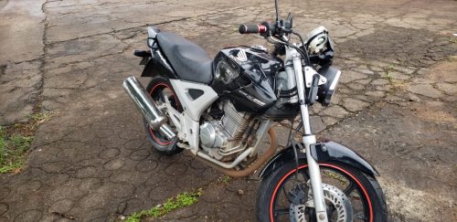 Motociclista fica ferido após colisão às margens da BR-277