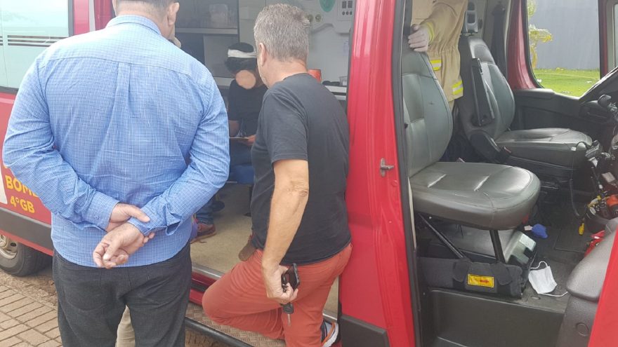 Homem fica ferido após sofrer queda no Cascavel Velho