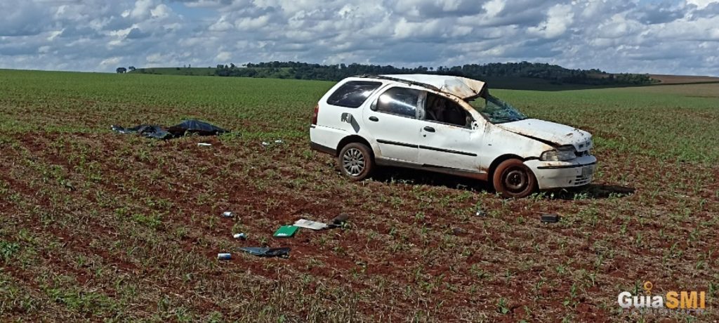 Mulher morre em grave acidente na estrada da São Lourenço, em São Miguel do Iguaçu