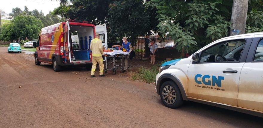 Idoso fica ferido ao sofrer queda no bairro Coqueiral