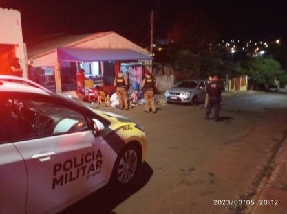 Pelotão de Choque prende duas pessoas em bar no Interlagos