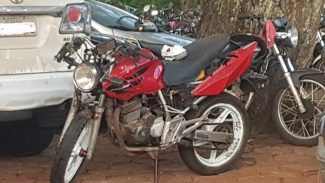 Moto conduzida por Willian Cirilo na BR-467 estava com a placa adulterada