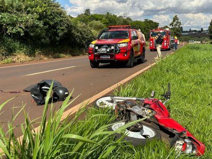Vítima fatal de acidente na BR-467 não era habilitado