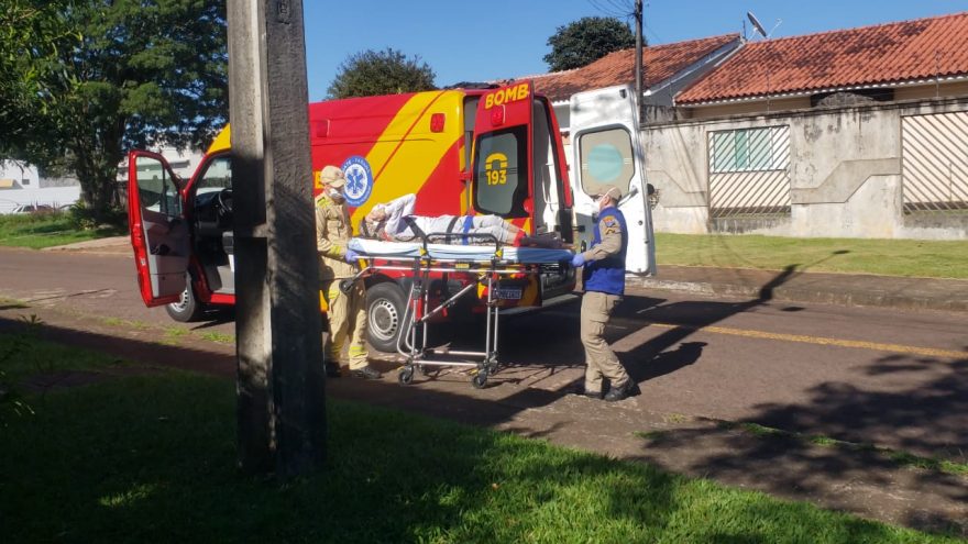 Idosa fica ferida ao sofrer queda em residência no Maria Luiza
