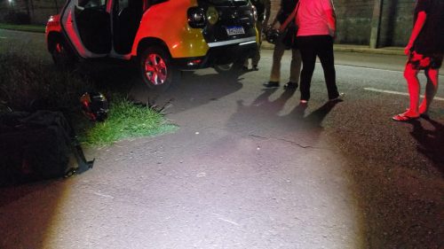 Menor envolvido em acidente é apreendido pela Polícia Militar; mãe vai junto