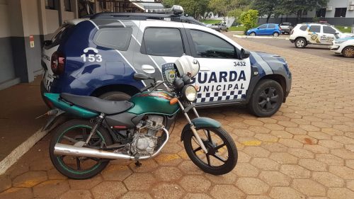 Motocicleta utilizada em tráfico é apreendida pela GM