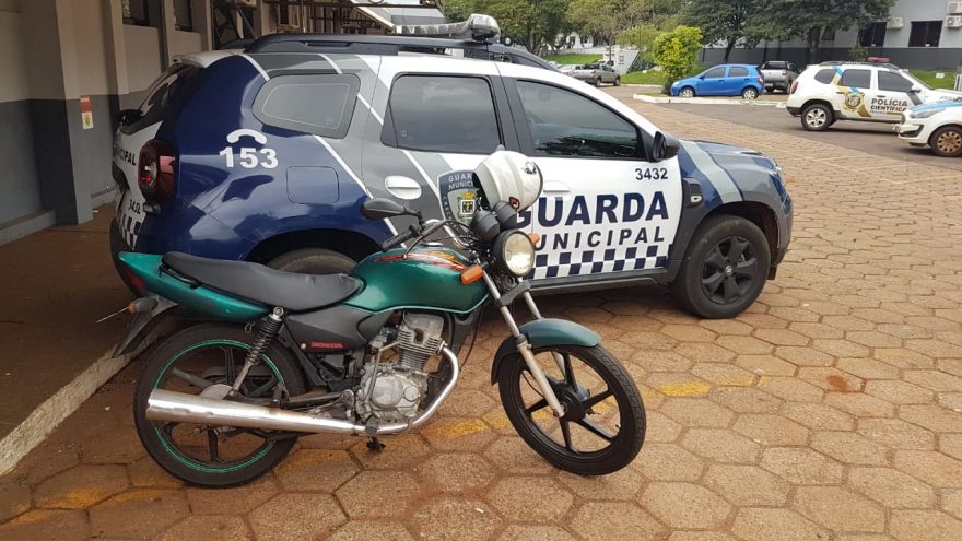 Motocicleta utilizada em tráfico é apreendida pela GM