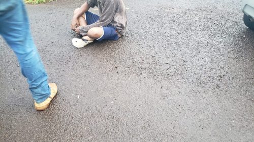 Populares detém no Santo Inácio suspeito de arrombamento de loja de calçados