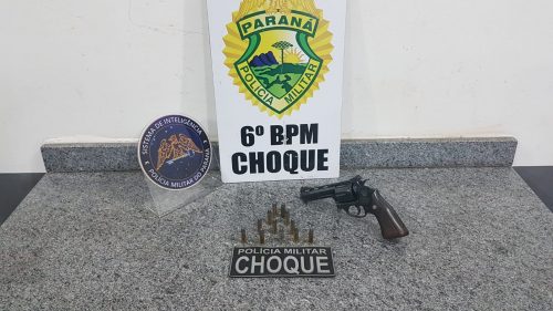 Homem é detido com revólver furtado
