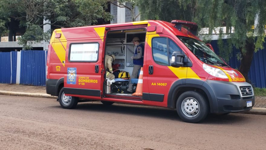 Motociclista fica ferido em acidente nas proximidades do Zoológico
