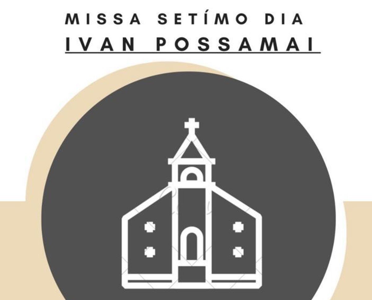 Família e amigos convidam para a missa de sétimo dia de Ivan Possamai Imagem referente a Família e amigos convidam para a missa de sétimo dia de Ivan Possamai