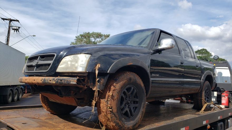 Caminhonete S10 com alerta de furto é recuperado pela GM