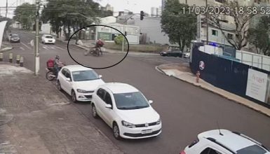 Imagem referente a Câmera registra acidente que vitimou Junior de Oliveira