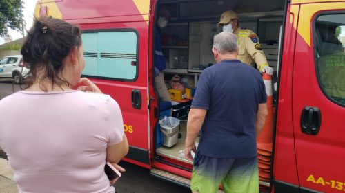Homem sofre queda no Bairro Claudete e é socorrido pelo Siate