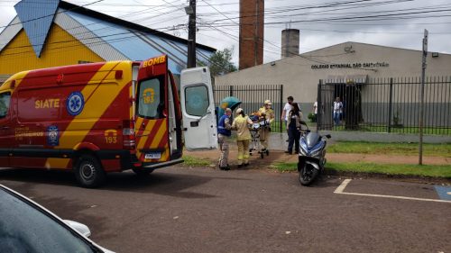 Menina de 16 anos fica ferida em acidente desportivo no Colégio São Cristóvão