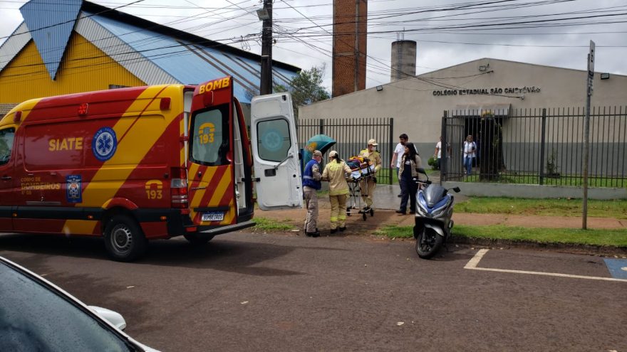 Menina de 16 anos fica ferida em acidente desportivo no Colégio São Cristóvão