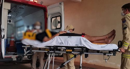 Adolescente fica ferido após acidente no Santos Dumont